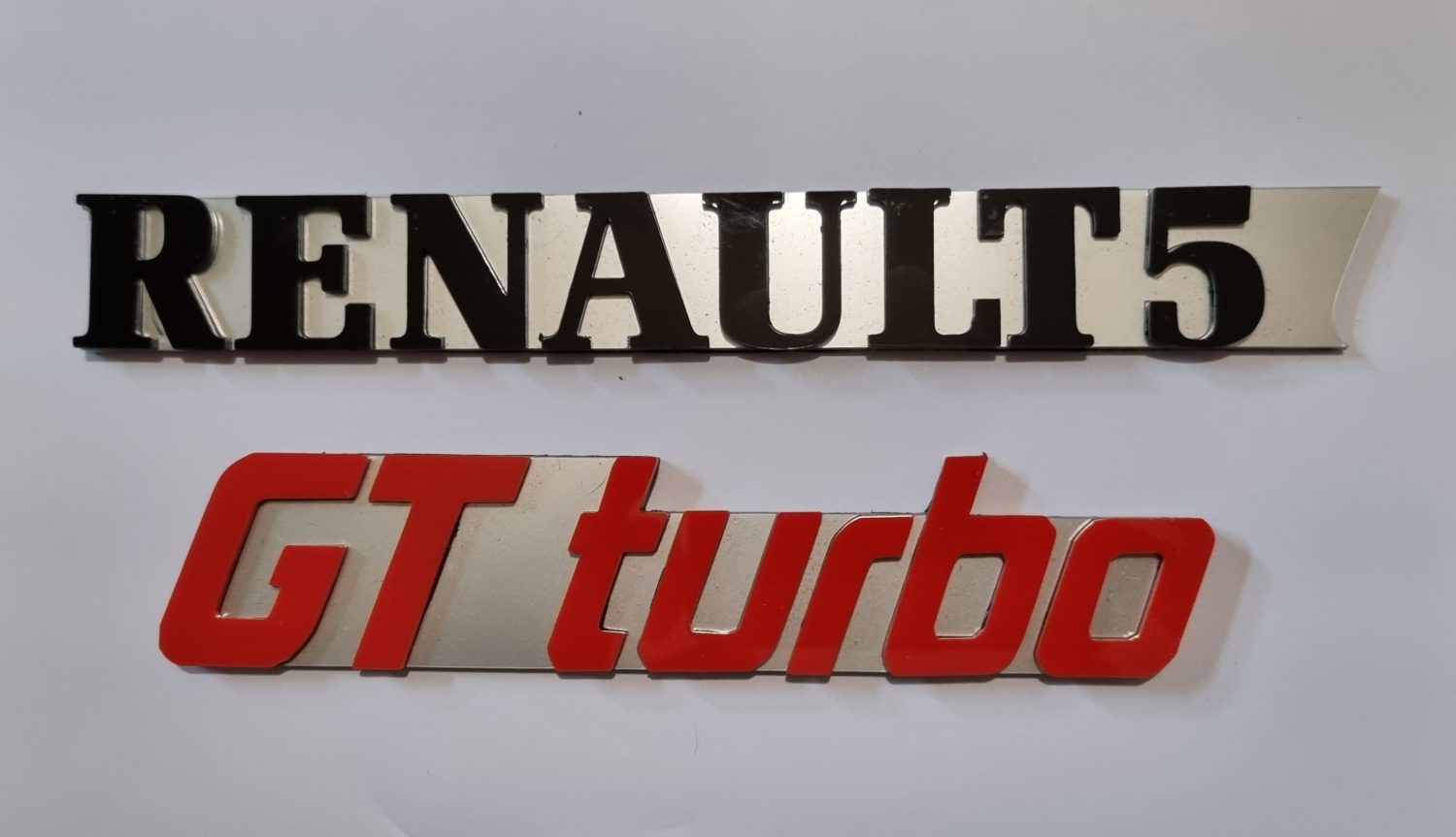 Exclusive Personalised Replica Renault 5 GT Turbo Rear Badge Exclusive Personalised Replica Renault 5 GT Turbo Rear Badge