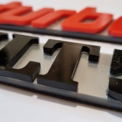 Exclusive Personalised Replica Renault 5 GT Turbo Rear Badge 3 Exclusive Personalised Replica Renault 5 GT Turbo Rear Badge 3