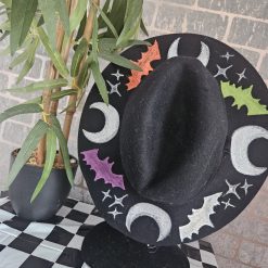 π·οΈ 'NOCTURNE' Wide Brim Hat β Hand-Painted 100% Wool π¦ 1 π·οΈ 'NOCTURNE' Wide Brim Hat β Hand-Painted 100% Wool π¦ 1