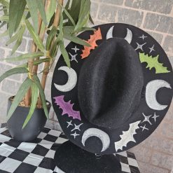 π·οΈ 'NOCTURNE' Wide Brim Hat β Hand-Painted 100% Wool π¦ 2 π·οΈ 'NOCTURNE' Wide Brim Hat β Hand-Painted 100% Wool π¦ 2