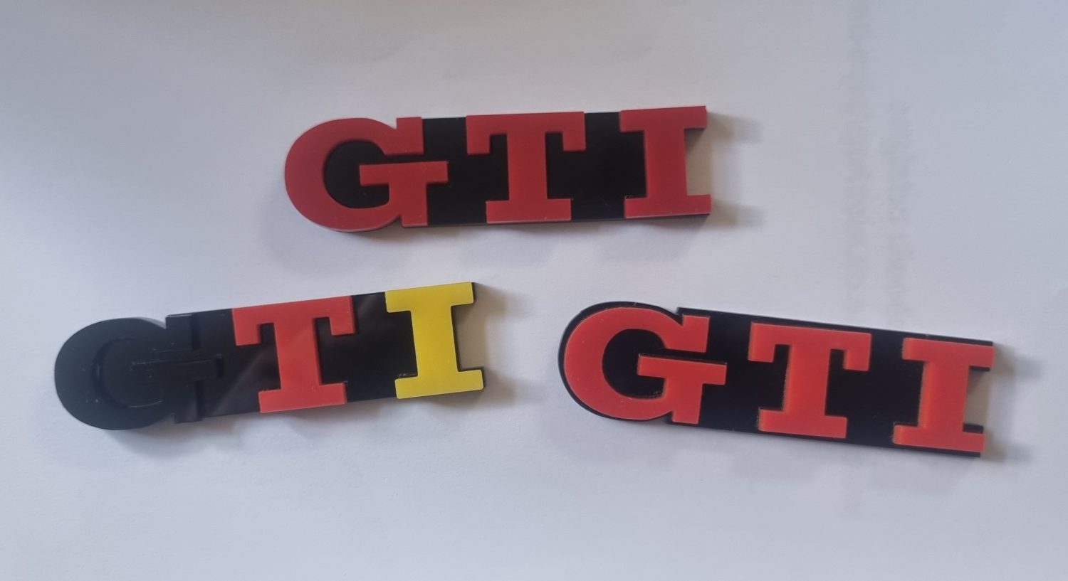 Exclusive Personalised Replica GTI Front Grill Badge Emblem Exclusive Personalised Replica GTI Front Grill Badge Emblem