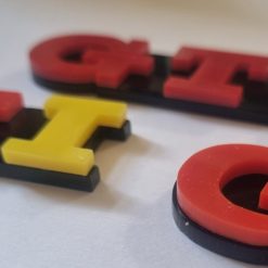 Exclusive Personalised Replica GTI Front Grill Badge Emblem 2 Exclusive Personalised Replica GTI Front Grill Badge Emblem 2