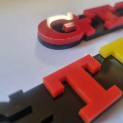 Exclusive Personalised Replica GTI Front Grill Badge Emblem 3 Exclusive Personalised Replica GTI Front Grill Badge Emblem 3
