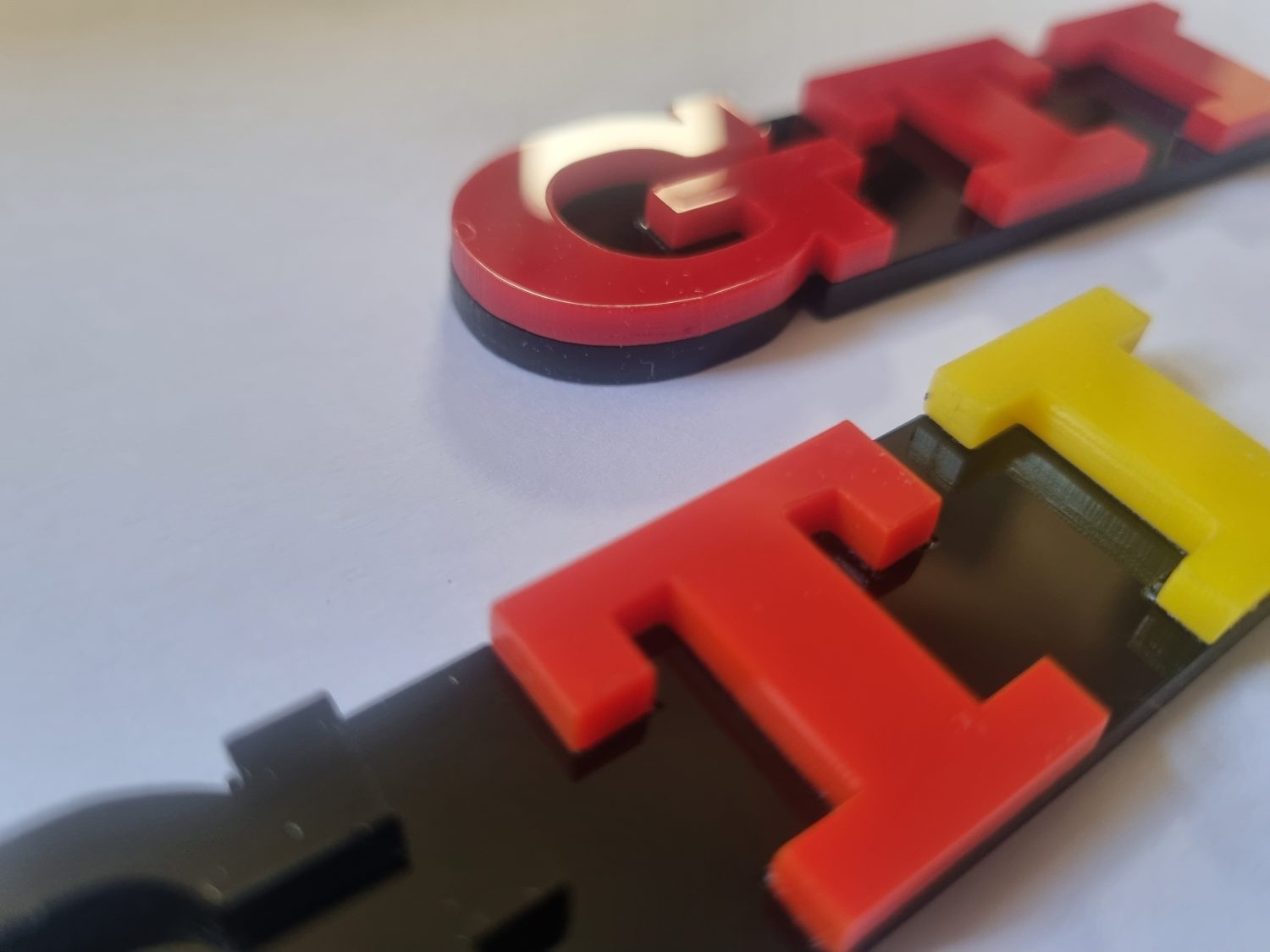 Exclusive Personalised Replica GTI Front Grill Badge Emblem Exclusive Personalised Replica GTI Front Grill Badge Emblem