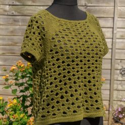 Hand-knitted top