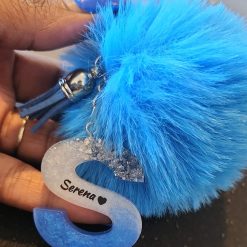 Handmade Personalised Keyring – All Colours Available