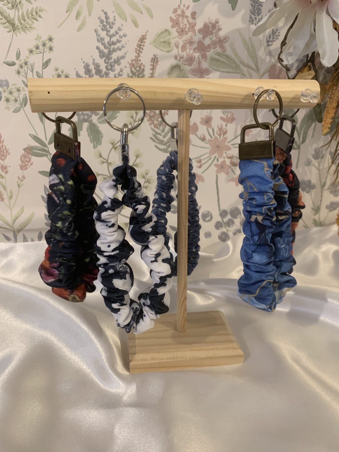 Scrunchie keychains Scrunchie keychains