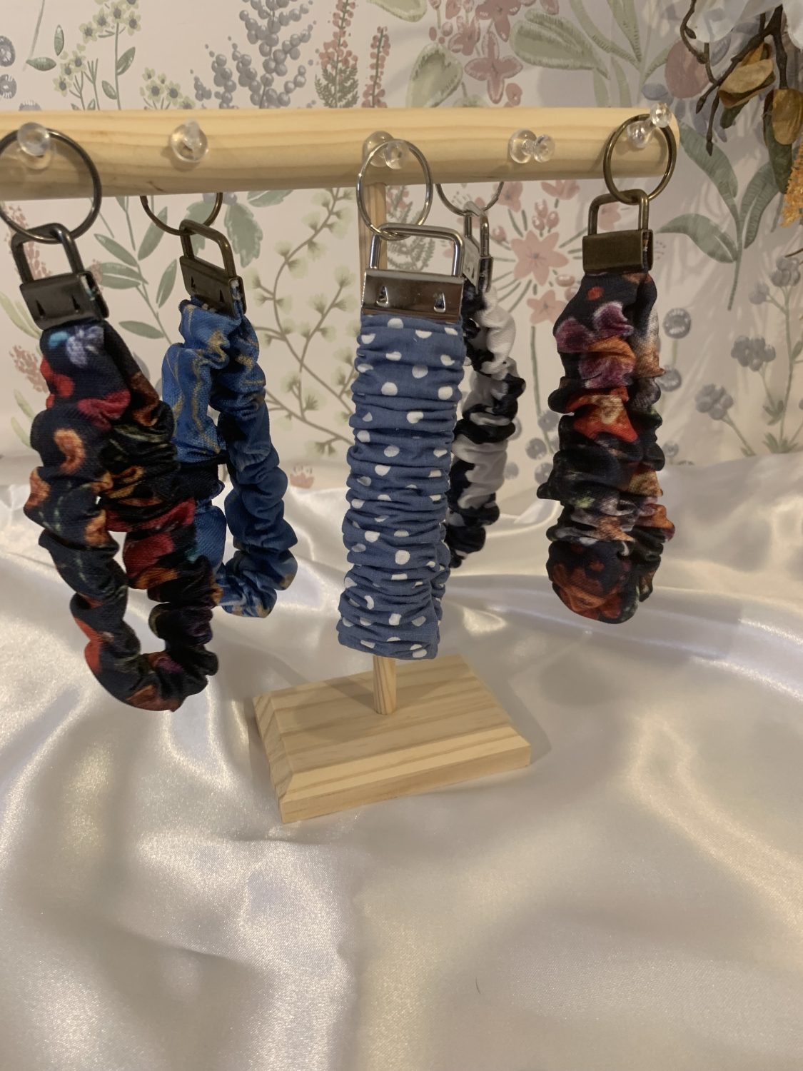 Scrunchie keychains Scrunchie keychains