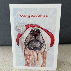 Christmas Card - Greyhound
