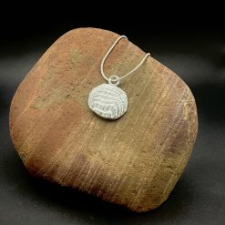 Silver cuttlefish cast pendant