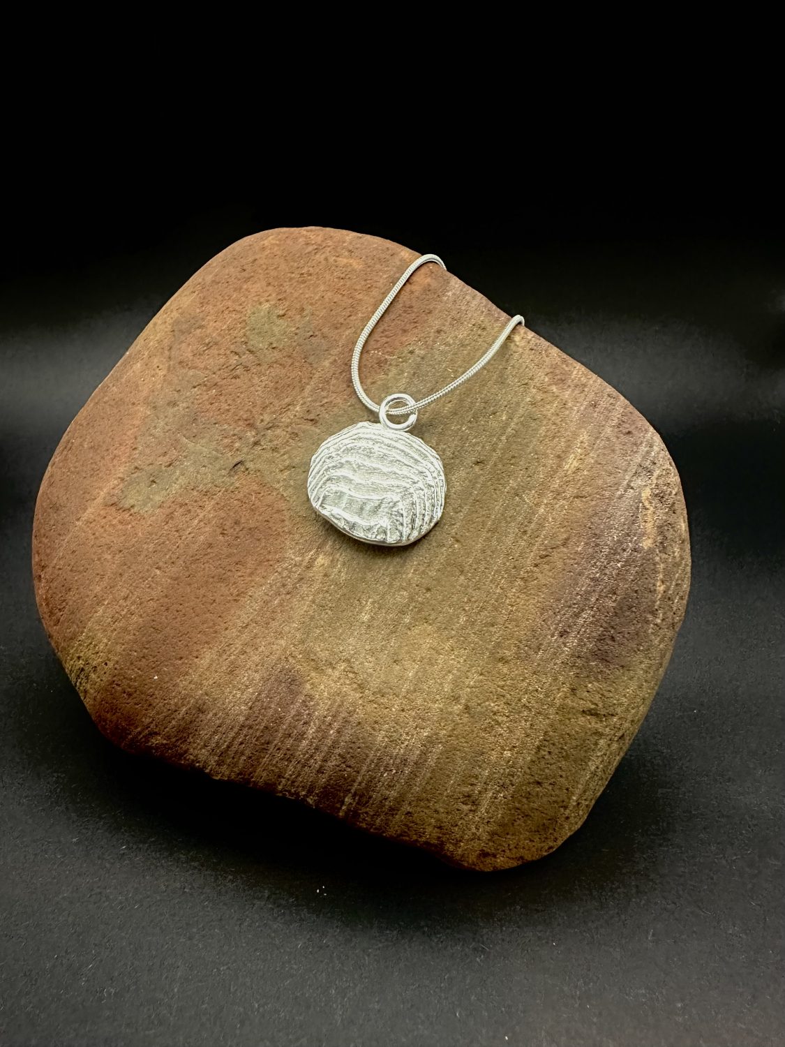 Silver cuttlefish cast pendant Silver cuttlefish cast pendant