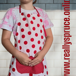 Kids apron for girls  5-12 years