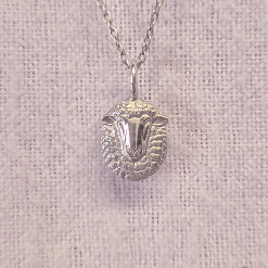 Pendant Only - Sheep Sterling Silver Pendant