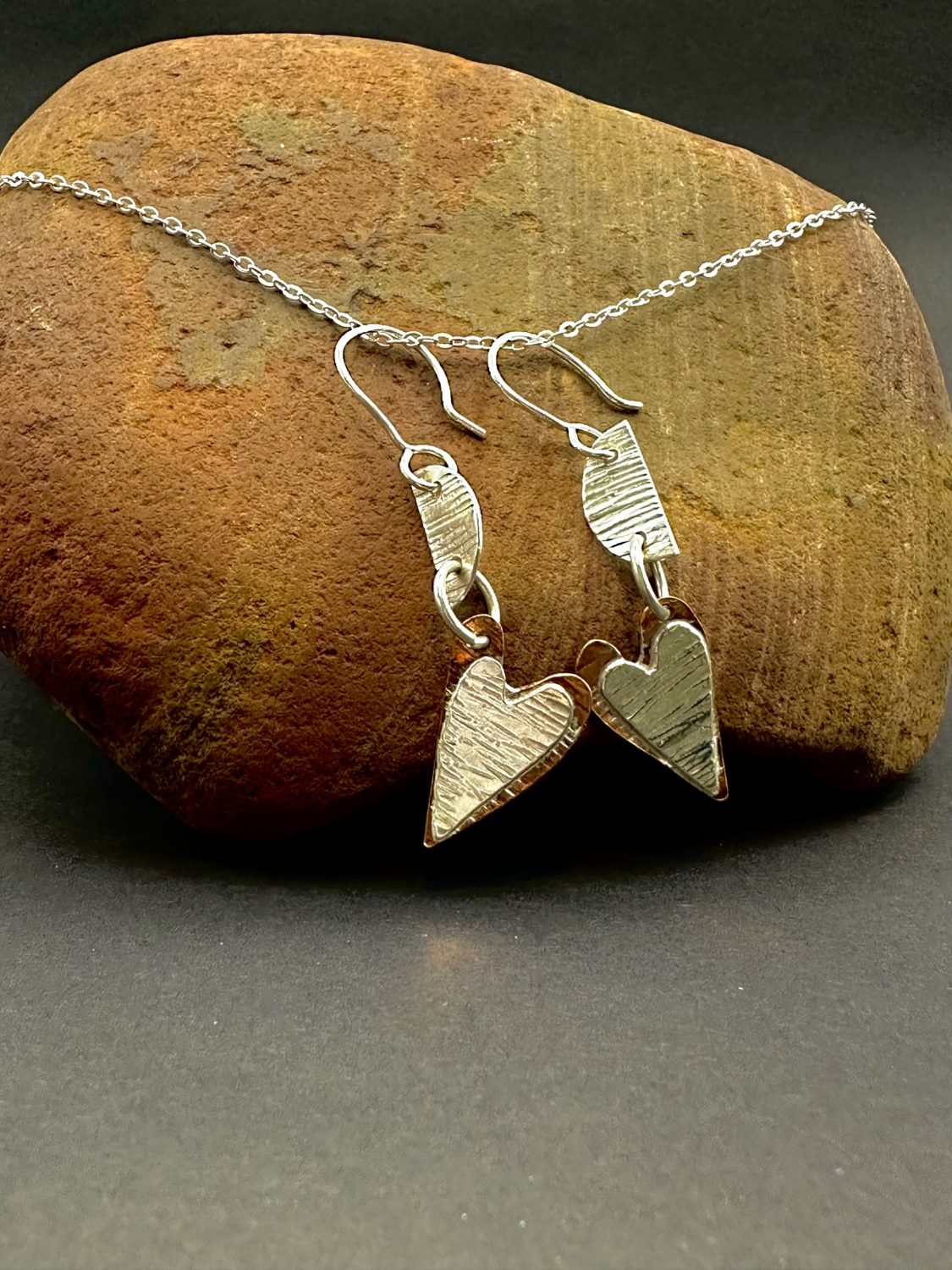 “Dangle with Love” Silver Earrings❤️✨ “Dangle with Love” Silver Earrings❤️✨