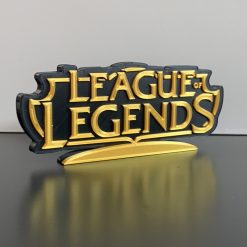 3D League Of Legends Gaming Logo Wall Shelf Desk Standing Decorative Xbox Gift