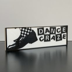 SKA 3D SKA Shoe Dance Craze Wall / Shelf Display Art Decoration. Logo Wall Shelf Desk Decorative Plaque Gift 1
