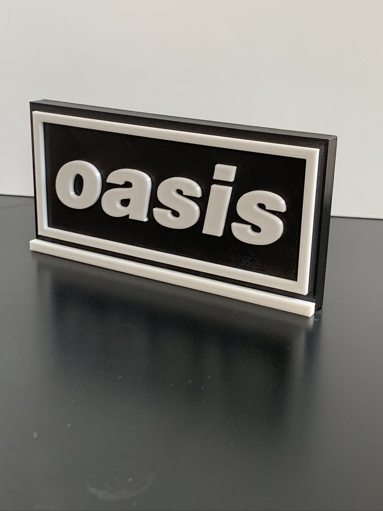 3D Oasis - Rock Pop Wall Shelf Desk Display Self Standing Decorative Man Gift 3D Oasis - Rock Pop Wall Shelf Desk Display Self Standing Decorative Man Gift