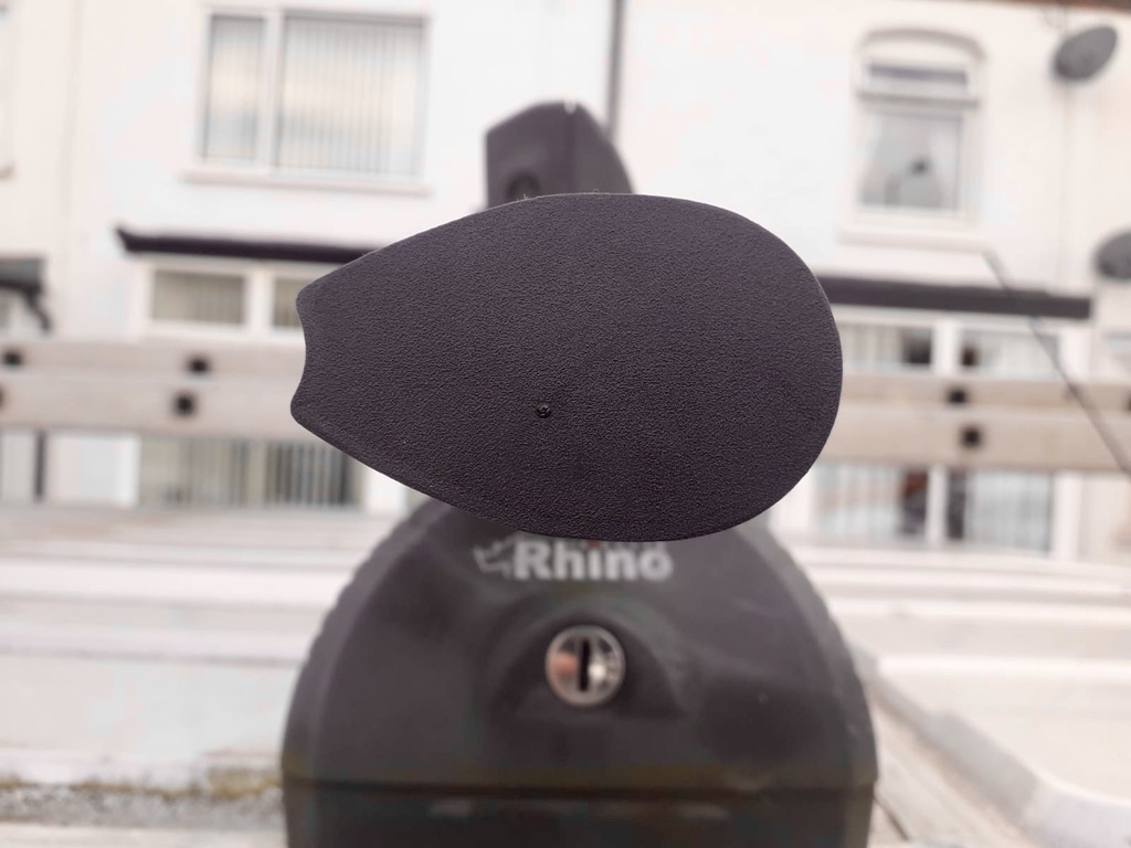 Replacement Rhino Roof Bar End Caps Set Of 6 - Black 3D Printed Replacement Rhino Roof Bar End Caps Set Of 6 - Black 3D Printed