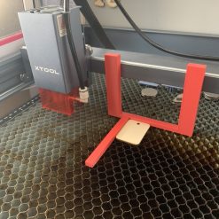 XTool D1 Laser colour coded Bed Alignment Tool. Red.