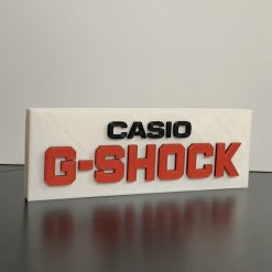 Casio G-Shock Style Logo Gift Decorative Desk Shelf Standing Plaque 3d Printed 3 Casio G-Shock Style Logo Gift Decorative Desk Shelf Standing Plaque 3d Printed 3