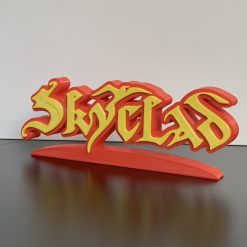 3D Skyclad Metal Rock Wall Shelf Desk Stand Display Decorative Man Cave Gift 3