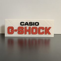 Casio G-Shock Style Logo Gift Decorative Desk Shelf Standing Plaque 3d Printed 4 Casio G-Shock Style Logo Gift Decorative Desk Shelf Standing Plaque 3d Printed 4