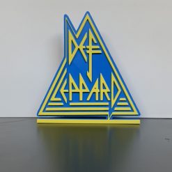 3D Def Leppard Rock - Wall / Shelf / Desk Display Decorative Dad Man Cave Gift 4