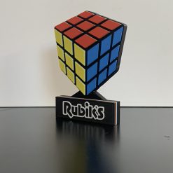 Rubiks Cube 3D Wall / Shelf / Desk Display Decorative 1980s Dad Man Cave Gift 1
