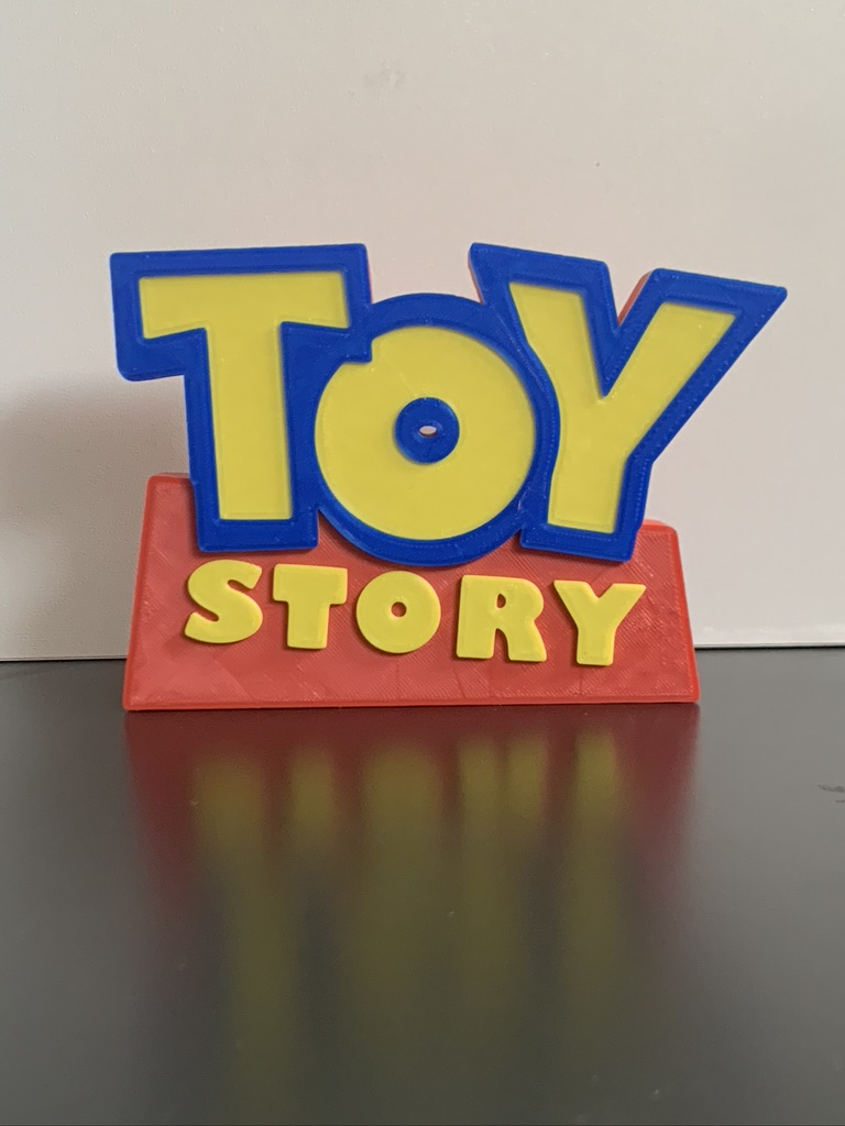 Toy Story Style Logo plaque Ideal Autistic Autism ADHD Sensory Gift Toy Story Style Logo plaque Ideal Autistic Autism ADHD Sensory Gift