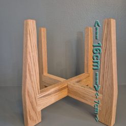 Oak Low Level Plant Stand, Handmade UK 7 Oak Low Level Plant Stand, Handmade UK 7