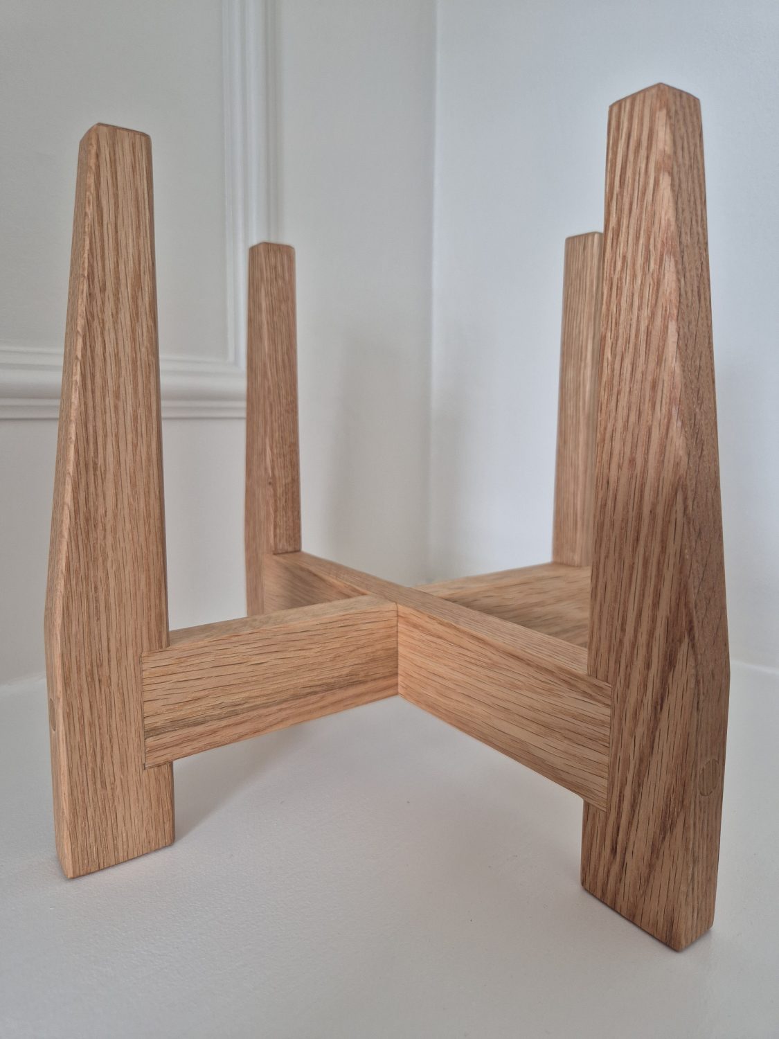 Oak Low Level Plant Stand, Handmade UK Oak Low Level Plant Stand, Handmade UK