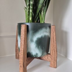 Oak Low Level Plant Stand, Handmade UK 9 Oak Low Level Plant Stand, Handmade UK 9