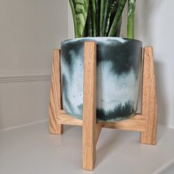 Oak Low Level Plant Stand, Handmade UK 10 Oak Low Level Plant Stand, Handmade UK 10