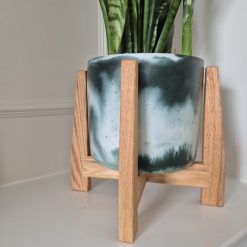 Oak Low Level Plant Stand, Handmade UK
