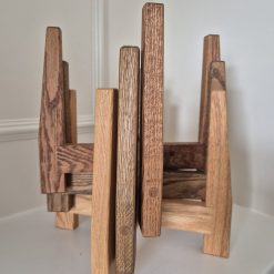 Oak Low Level Plant Stand, Handmade UK 5 Oak Low Level Plant Stand, Handmade UK 5
