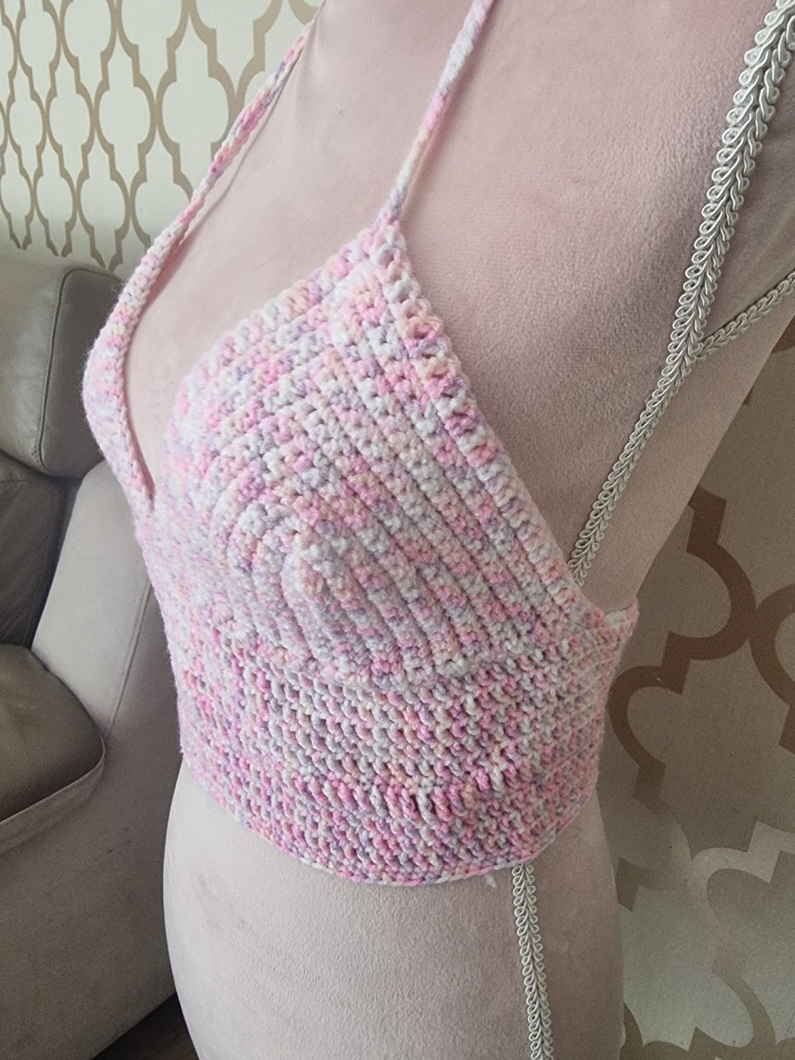 Handmade Crochet Crop Top Handmade Crochet Crop Top