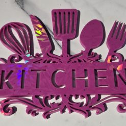 Holographic kitchen plaque 31cm x 17cm