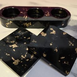 Tealight Holder and 2 Matching Coasters
