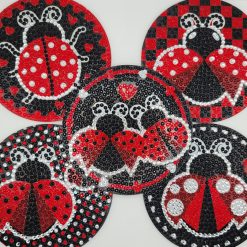 Diamond art coasters