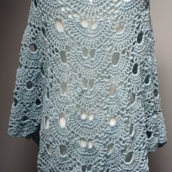 Crochet Angora-style Triangle Shawl/Scarf