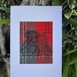 Embroidered greeting cards