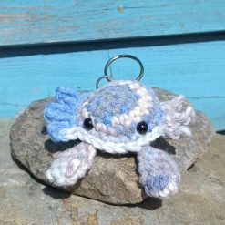 Crochet Multicoloured Crab Keyring Bag Buddy Sealife Ooak Handmade Sea Animals Gifts Accessories 3
