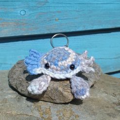Crochet Multicoloured Crab Keyring Bag Buddy Sealife Ooak Handmade Sea Animals Gifts Accessories