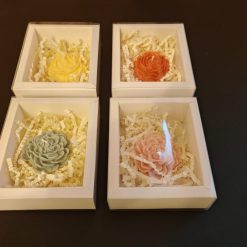 Natural soya flower candle 1