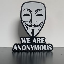 We Are Anonymous logo Style plaque Ideal man cave birthday Christmas Gift