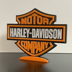Harley Davidson Motor Company badge logo emblem 3D Wall / Shelf / Desk Display Decorative Dad Man Cave biker Gift