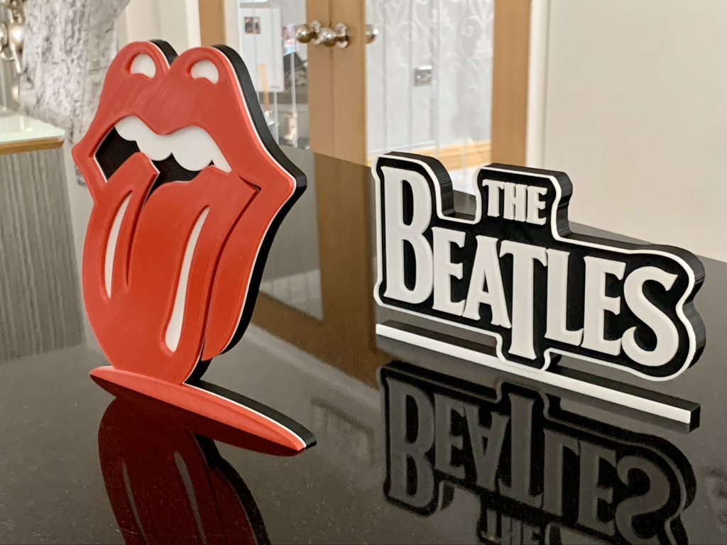 3D Rolling Stones Rock Wall / Shelf / Desk Display Decoration Dad Man Cave Gift 3D Rolling Stones Rock Wall / Shelf / Desk Display Decoration Dad Man Cave Gift
