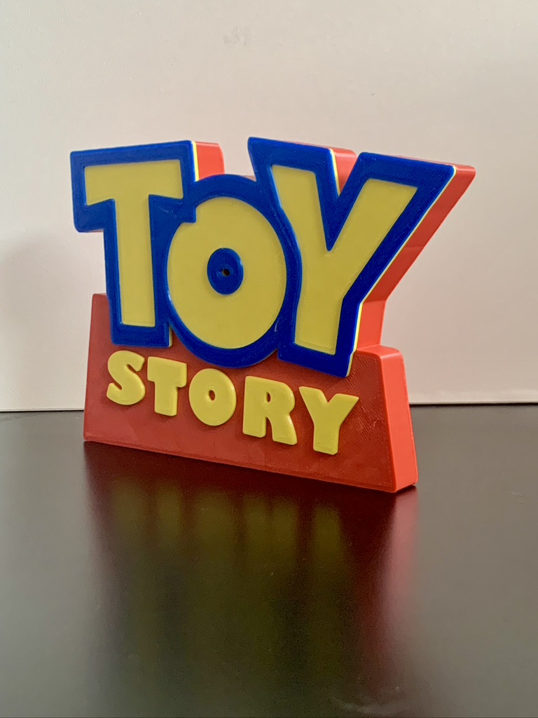 Toy Story Style Logo plaque Ideal Autistic Autism ADHD Sensory Gift Toy Story Style Logo plaque Ideal Autistic Autism ADHD Sensory Gift