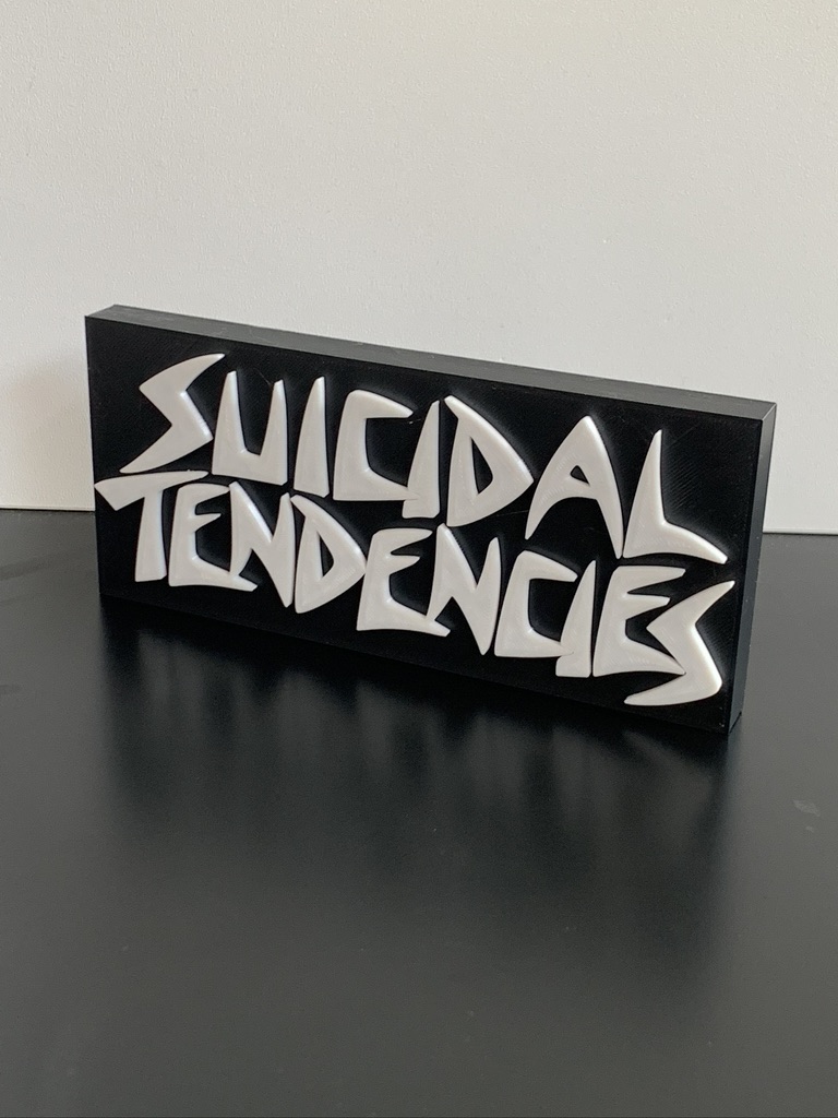 3D Suicidal Tendencies Classic Metal Decorative Wall Shelf Desk ManCave Gift 3D Suicidal Tendencies Classic Metal Decorative Wall Shelf Desk ManCave Gift