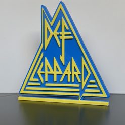 3D Def Leppard Rock - Wall / Shelf / Desk Display Decorative Dad Man Cave Gift 2
